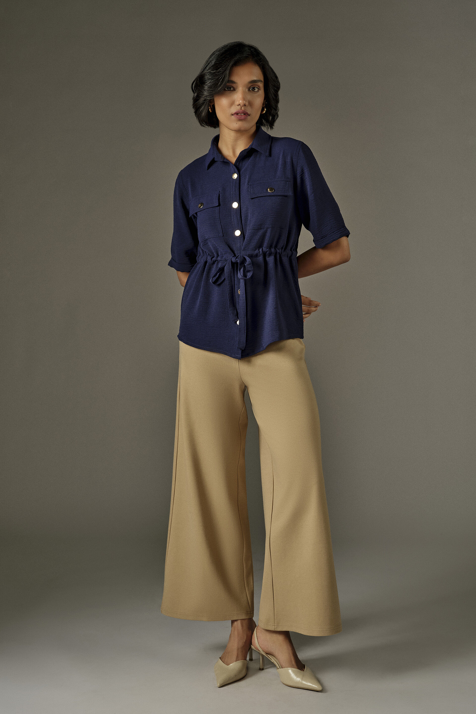 Versatile Shirt in Navy, Navy, image 4